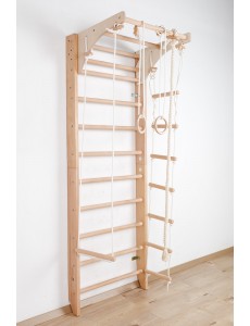 Wall Bars with Movable Top Bar and Accessories – The Perfect Home Gym Equipment for the Whole Family!