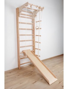 Wall Bars with Movable Top Bar and Accessories – The Perfect Fitness Equipment for the Whole Family!