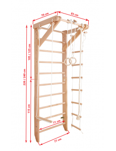 Wall bars with accessories – Home fitness and play for the whole family