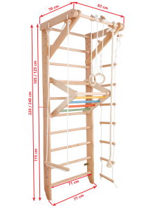 Wall Bars with Accessories – Fitness and Fun for the Whole Family