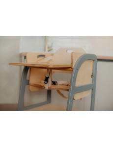  Options: High chair + feeding tray