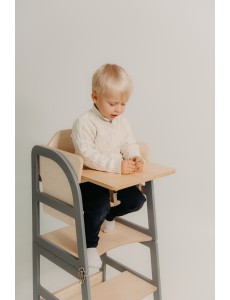  Options: High chair + feeding tray