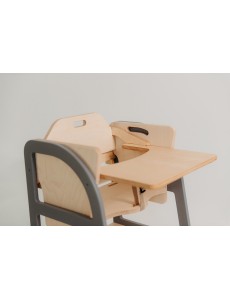  Options: High chair + feeding tray